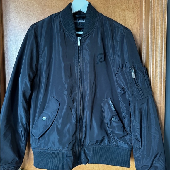 Peloton Fossa Apparel Satin Bomber Jacket - Picture 1 of 4